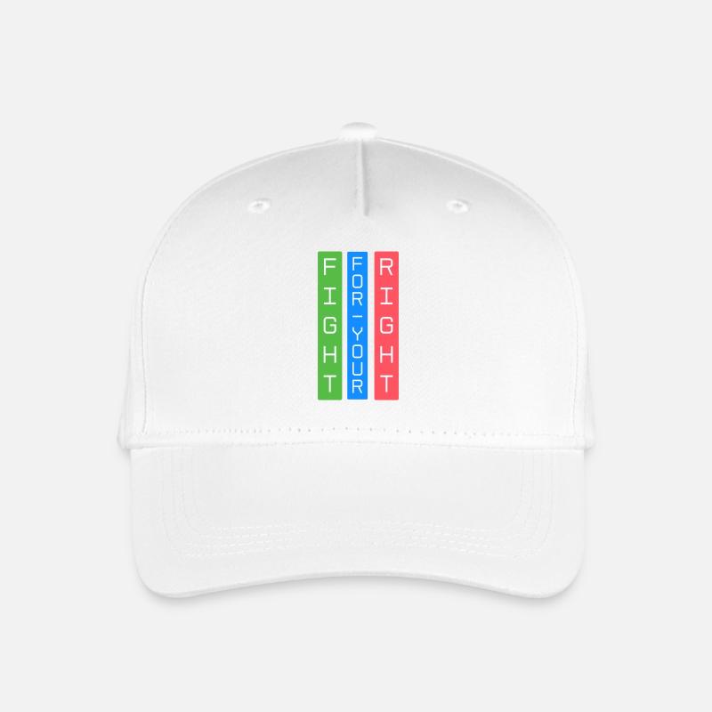 fight for your right - Organic Kids’ Baseball Cap - white