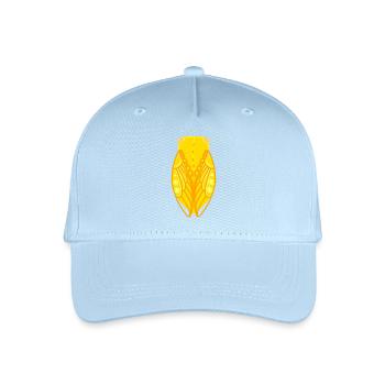 Yellow cicada - Organic Kids’ Baseball Cap - light blue - Front