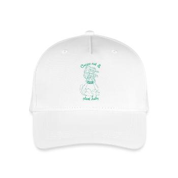 Crazy Cat & Plant Lady – Funny Cats & Plants - Organic Kids’ Baseball Cap - white - Front