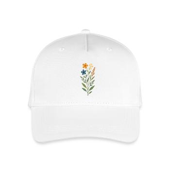 Bouquet aquarelle - Casquette de baseball bio Enfant - blanc - Devant