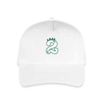 Zahl 2 - Kinder Bio Basecap - Weiß - Vorne