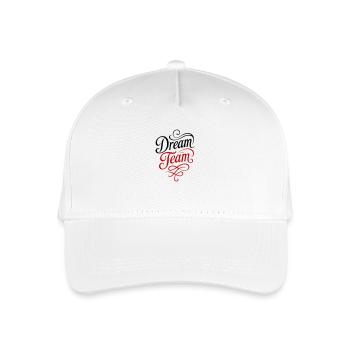 Dream Team - Kinder Bio Basecap - Weiß - Vorne