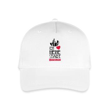 Stadt Liebe Hamburg Deutschland Spruch Geschenk - Kinder Bio Basecap - Weiß - Vorne