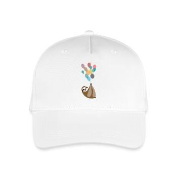 faultier - Kinder Bio Basecap - Weiß - Vorne