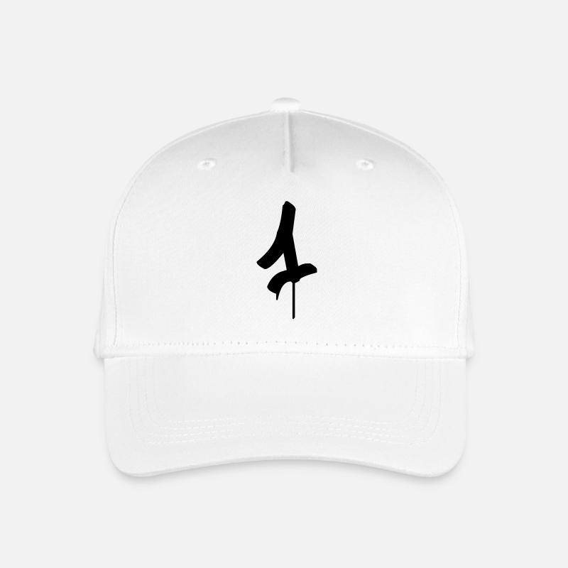 Graffiti : 1 - Kinder Bio Basecap - Weiß