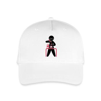 Un scientifique tenant un tube à essai - Casquette de baseball bio Enfant - blanc - Devant