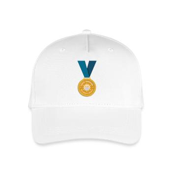 MÉDAILLE DE BRAVOURE Covid-19 - Casquette de baseball bio Enfant - blanc - Devant