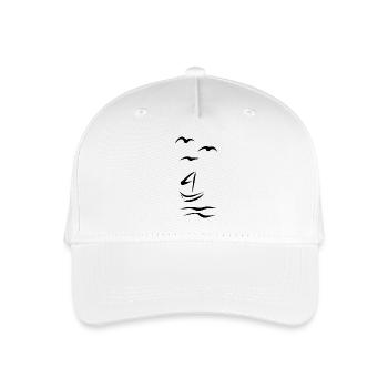Sailboat Northern Germany Sailor Sailor Captain - Organic Kids’ Baseball Cap - white - Front