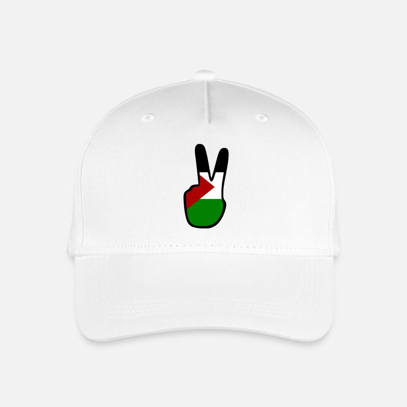Free palestine - Kinder Bio Basecap - Weiß