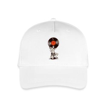 vinyl statue - Organic Kids’ Baseball Cap - white - Front