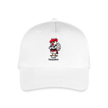Poulet Basquaise - Dark text - Organic Kids’ Baseball Cap - white - Front