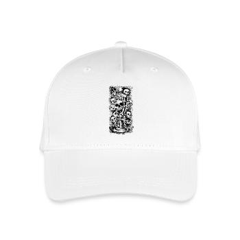 Skulls - Organic Kids’ Baseball Cap - white - Front
