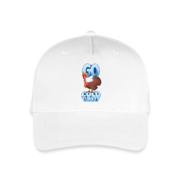 Conception de dessins animés Go Cold Turkey - Casquette de baseball bio Enfant - blanc - Devant