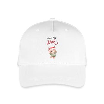 Mein erstes Weihnachten - Kinder Bio Basecap - Weiß - Vorne