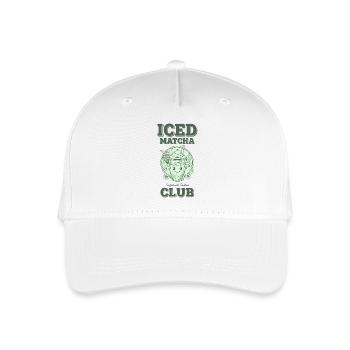Iced Matcha Club Crafted With Tradition Matcha - Organic Kids’ Baseball Cap - white - Front
