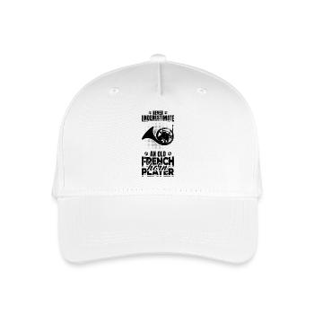 Alter Waldhornspieler - Kinder Bio Basecap - Weiß - Vorne