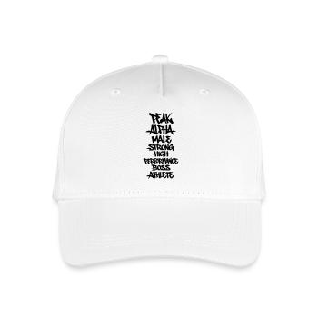 PEAK ATHLETE - Kinder Bio Basecap - Weiß - Vorne
