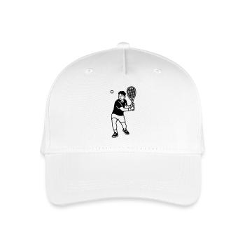 Balle de raquette - Casquette de baseball bio Enfant - blanc - Devant