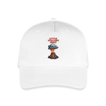 Vulkan Kids Little Volcano Hero - Organic Kids’ Baseball Cap - white - Front
