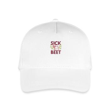 Vegan Sick Of Beet - Organic Kids’ Baseball Cap - white - Front