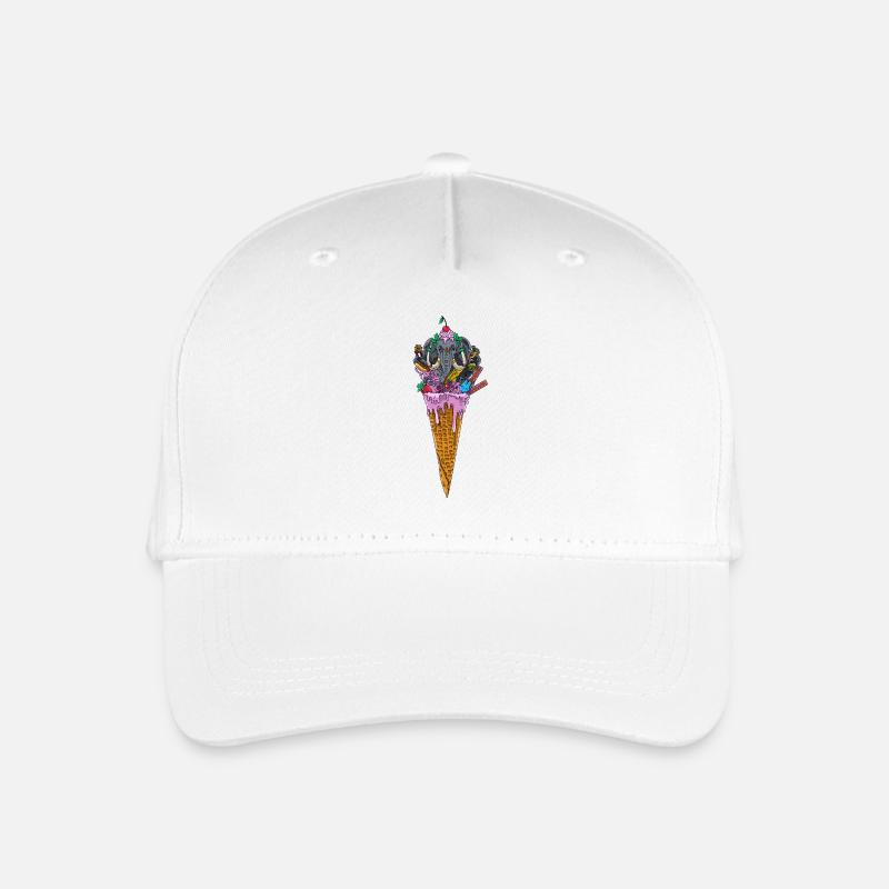 Meltinggod - Kinder Bio Basecap - Weiß