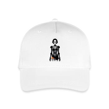 Halloween Skeleton - Organic Kids’ Baseball Cap - white - Front