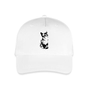 Alle Katze - Kinder Bio Basecap - Weiß - Vorne