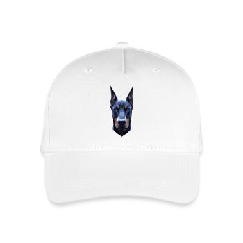 Doberman Motif Chien de Garde Fiers Dobermans - Casquette de baseball bio Enfant - blanc - Devant