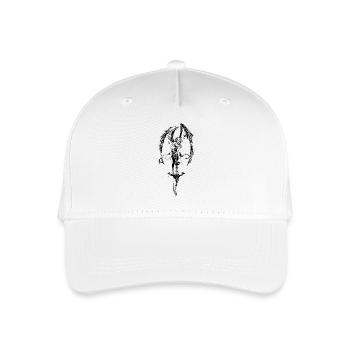 Winged_Guardian_Stamp_-_Gothic_Angel_Ink - Kinder Bio Basecap - Weiß - Vorne