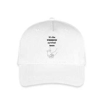 Togetherness Line Art - Organic Kids’ Baseball Cap - white - Front