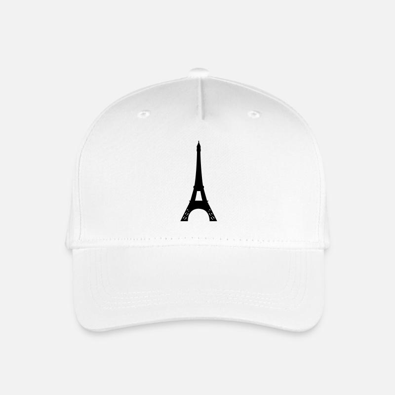 tour eiffel - Casquette de baseball bio Enfant - blanc