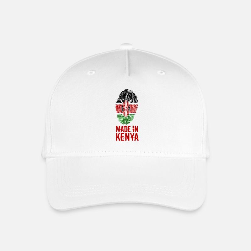 Made In Kenya / Kenia - Kinder Bio Basecap - Weiß