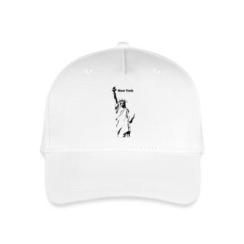 New York - Kinder Bio Basecap - Weiß - Vorne