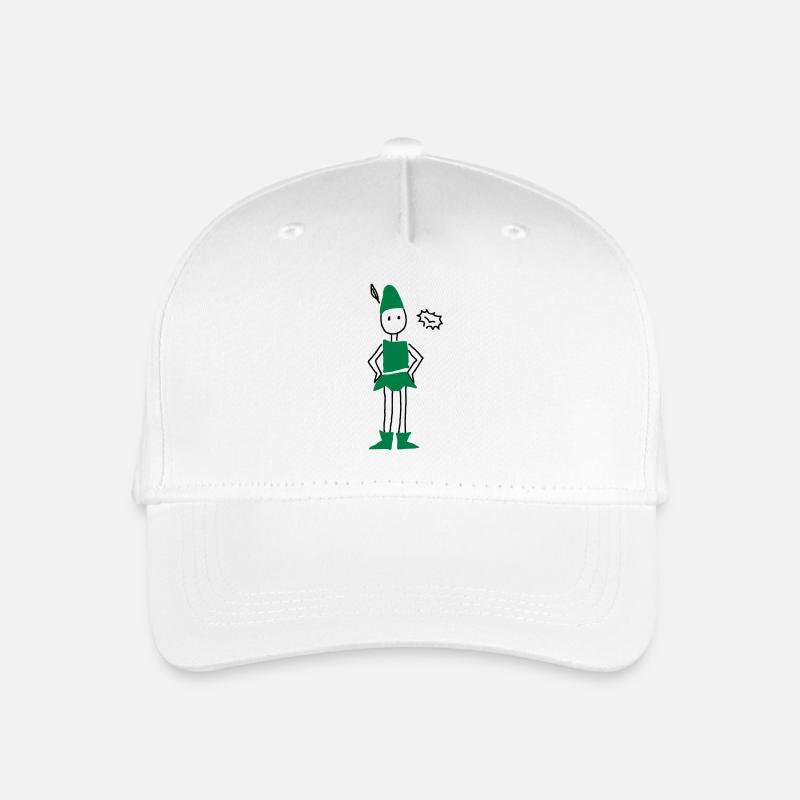 peter pan - Kinder Bio Basecap - Weiß