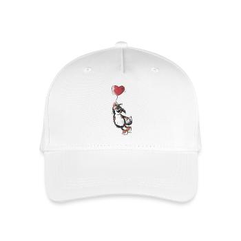 Bouvier bernois avec le coeur - Casquette de baseball bio Enfant - blanc - Devant