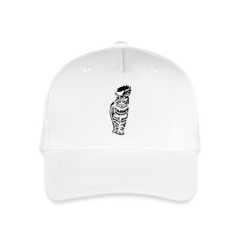 Chat domestique - Chat - Casquette de baseball bio Enfant - blanc - Devant