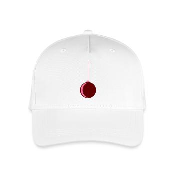 Weihnachtskugel - Kinder Bio Basecap - Weiß - Vorne