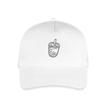 Thé à bulles - Casquette de baseball bio Enfant - blanc - Devant