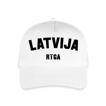 RIGA, Lettonie, Lettonie - Casquette de baseball bio Enfant - blanc - Devant
