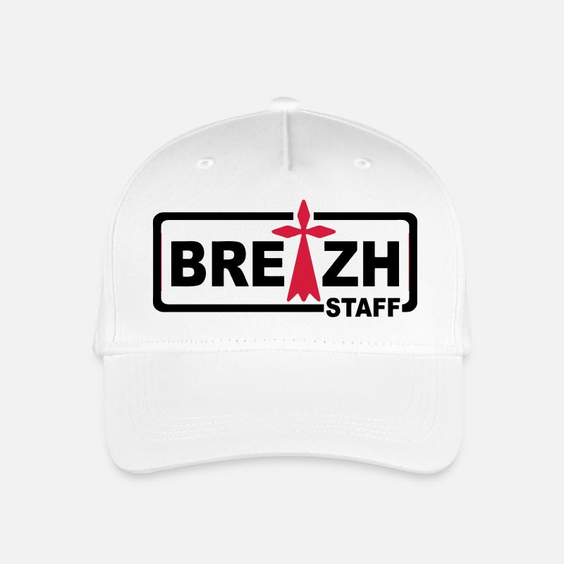 Breizh staff 2 - Casquette de baseball bio Enfant - blanc