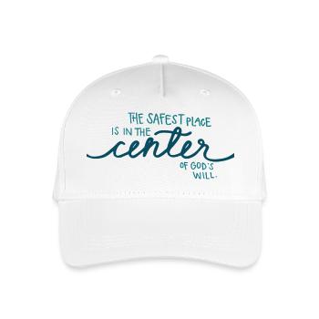 The Safest Place - Organic Kids’ Baseball Cap - white - Front