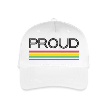Pride Month LGBT - Stolz! - Kinder Bio Basecap - Weiß - Vorne