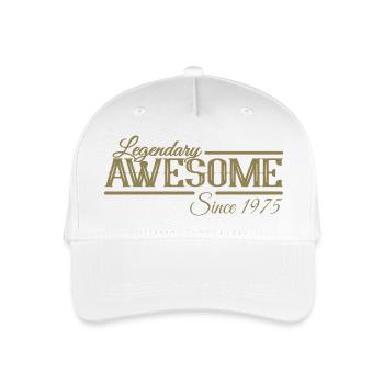 Legendary since 1975 Vintage - Organic Kids’ Baseball Cap - white - Front