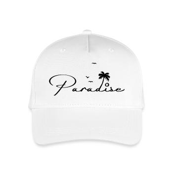 Paradise - Kinder Bio Basecap - Weiß - Vorne