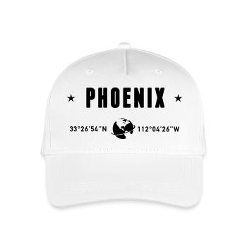 Phoenix Arizona Coordinates Planet Earth - Organic Kids’ Baseball Cap - white - Front