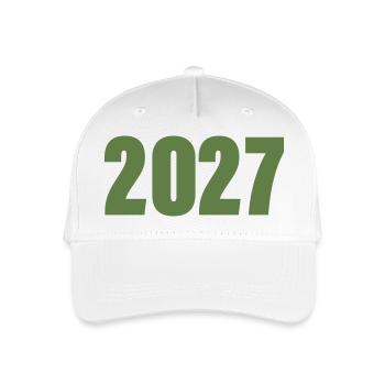 2027 - Kinder Bio Basecap - Weiß - Vorne