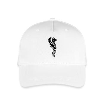 tribal dragon tattoo - Kinder Bio Basecap - Weiß - Vorne