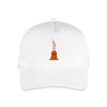 Kleiden Sie sich in den Charme von Paris, den Eiffelturm - Kinder Bio Basecap - Weiß - Vorne