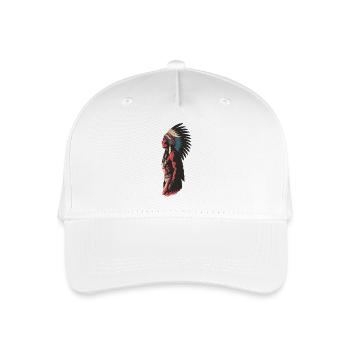Illustration artistique de coiffes autochtones - Casquette de baseball bio Enfant - blanc - Devant