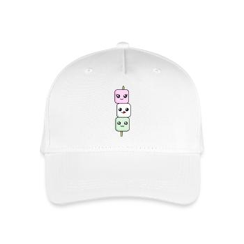Brochette de Marshmallow - Casquette de baseball bio Enfant - blanc - Devant